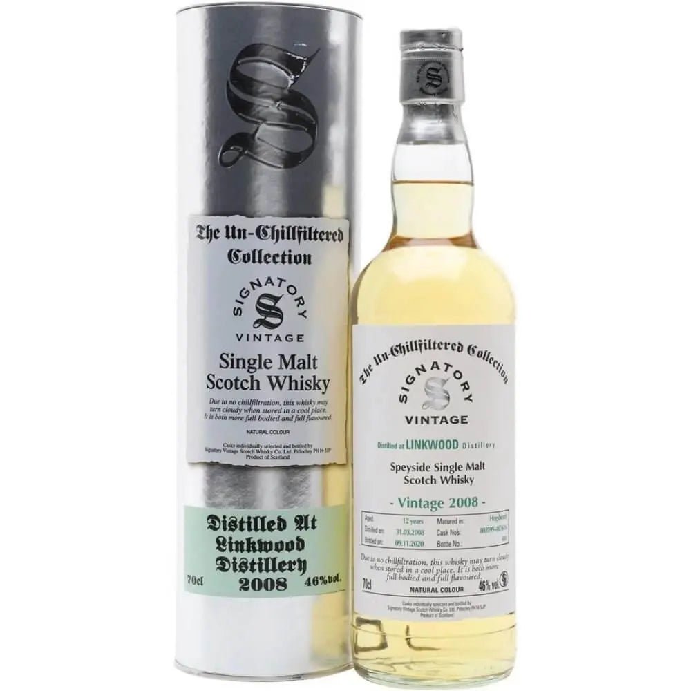 Signatory The Un - Chillfiltered Collection Linkwood 11 Year Old 2008 - Main Street Liquor