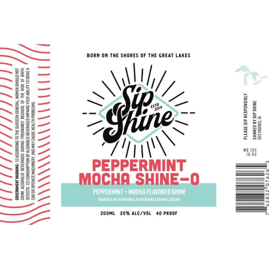 Sip Shine Peppermint Mocha Shine-O - Main Street Liquor