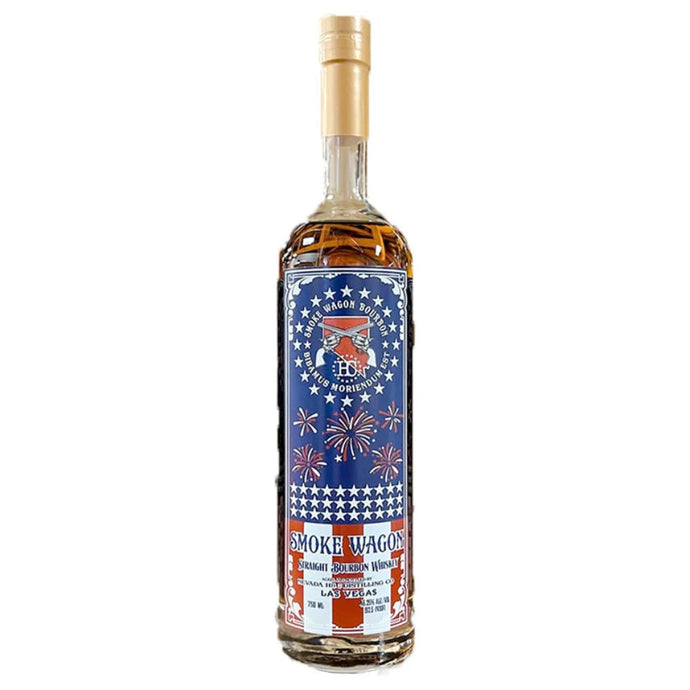 Smoke Wagon Limited Edition Red, White, and Blue Straight Bourbon 2023 - Main Street Liquor