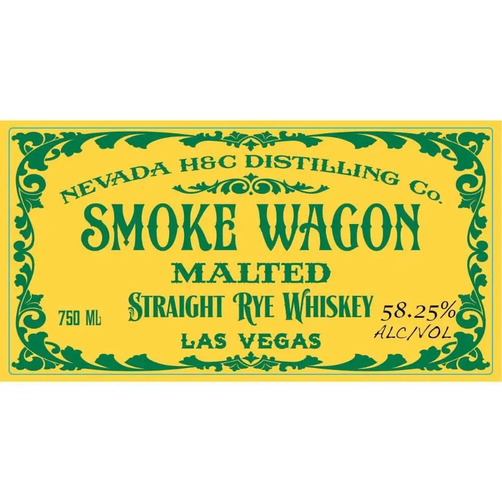 Smoke Wagon Malted Straight Rye Whiskey - Main Street Liquor