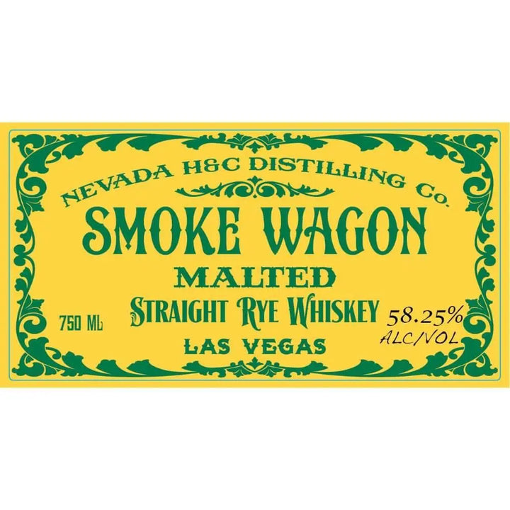 Smoke Wagon Malted Straight Rye Whiskey - Main Street Liquor