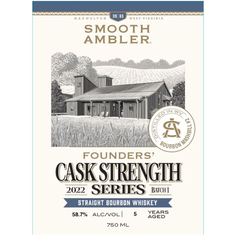 Load image into Gallery viewer, Smooth Ambler 2022 Founder’s Cask Strength Series Bourbon Batch 1 - Main Street Liquor
