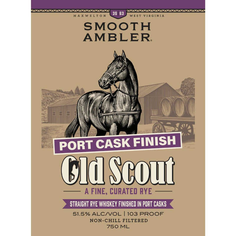 Load image into Gallery viewer, Smooth Ambler Old Scout Port Cask Finished Straight Rye - Main Street Liquor
