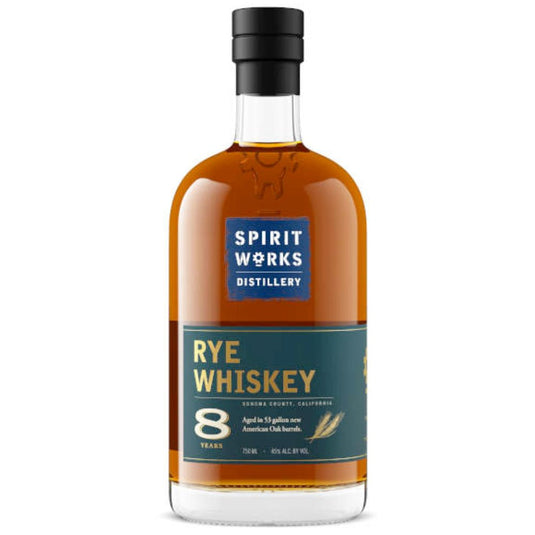 Spirit Works Distillery 8 Year Old Rye Aged In 53 Gallon New American Oak Barrels - Main Street Liquor