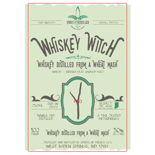 Spirits of French Lick Whiskey Witch - Main Street Liquor