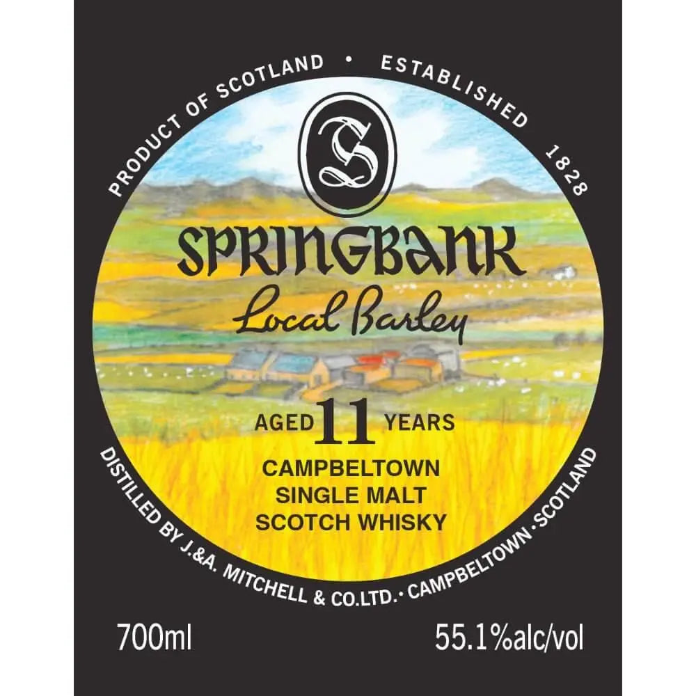Springbank 11 Year Old Local Barley - Main Street Liquor