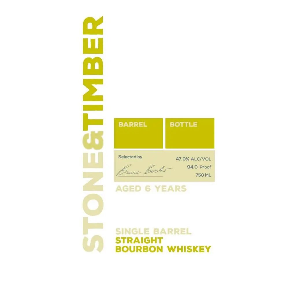 Stone &amp; Timber 6 Year Old Single Barrel Bourbon - Main Street Liquor