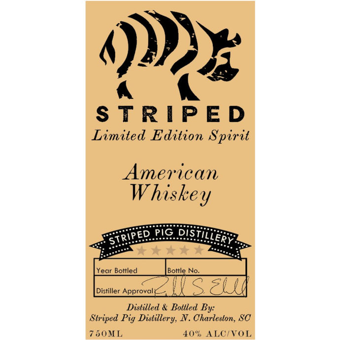 Striped Pig American Whiskey - Main Street Liquor