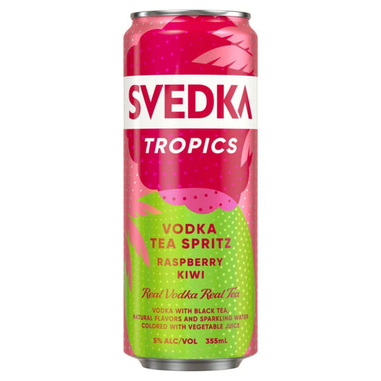 SVEDKA Tropics Raspberry Kiwi Vodka Tea Spritz - Main Street Liquor