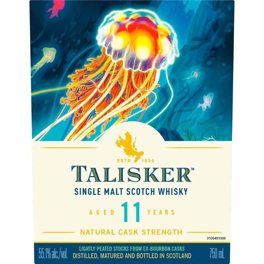 Talisker 14 Year Old Natural Cask Strength Single Malt Scotch