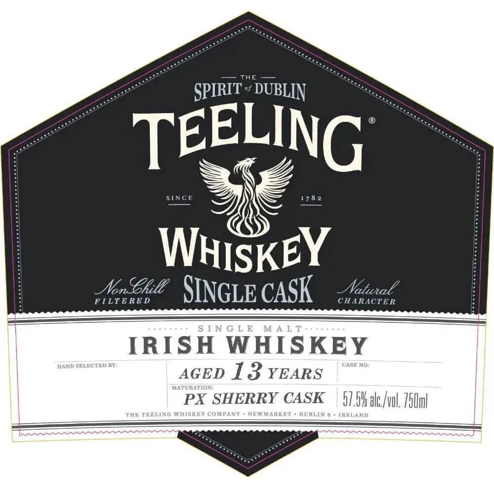 Teeling Single Cask Irish Whiskey 13 Year Old PX Sherry Cask - Main Street Liquor