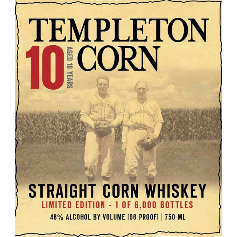 Load image into Gallery viewer, Templeton Corn Whiskey 10 Year Old - Main Street Liquor
