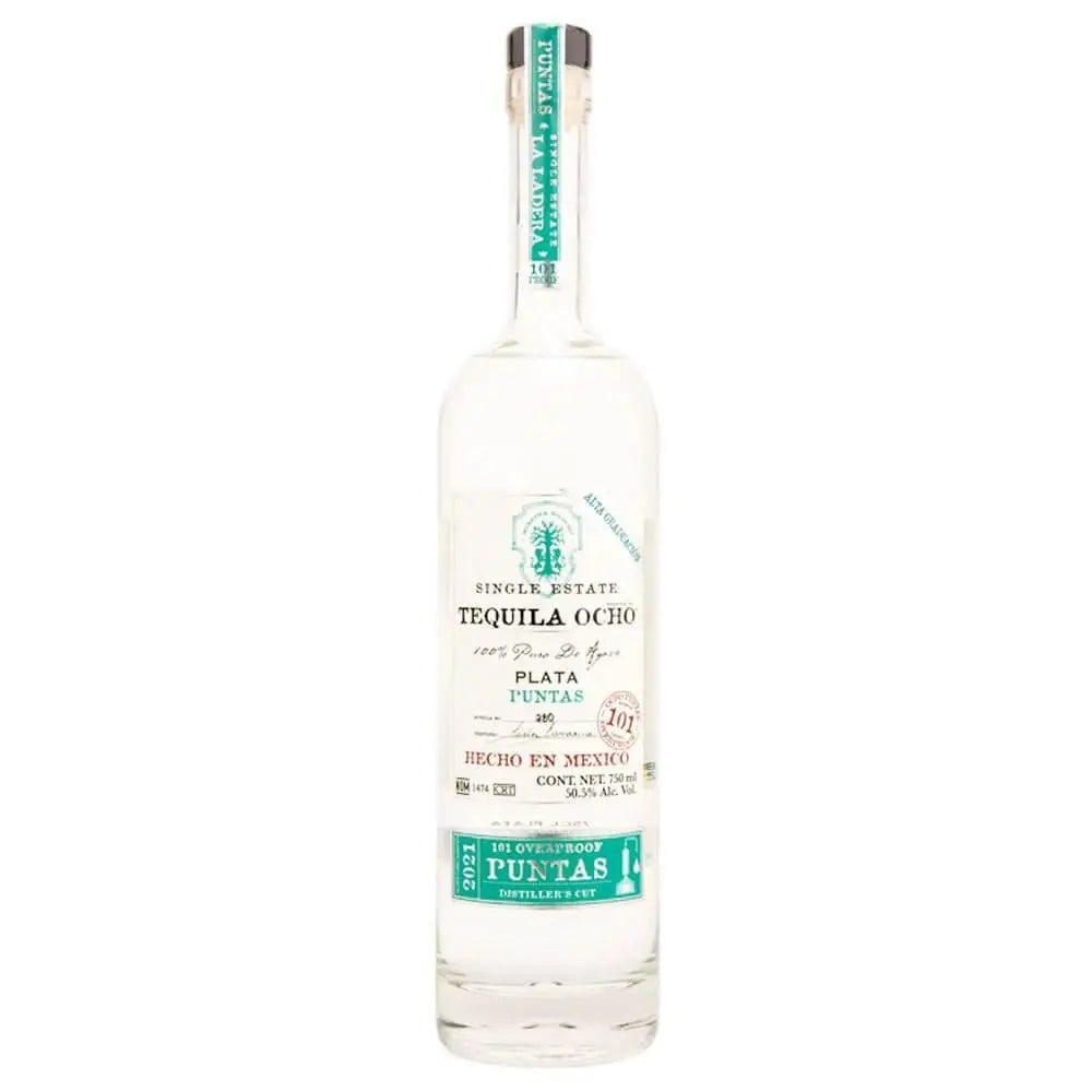 Tequila Ocho Plata Puntas Overproof 2021 - Main Street Liquor