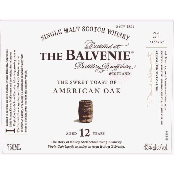 Load image into Gallery viewer, The Balvenie The Sweet Toast Of American Oak 12 Year Old - Main Street Liquor
