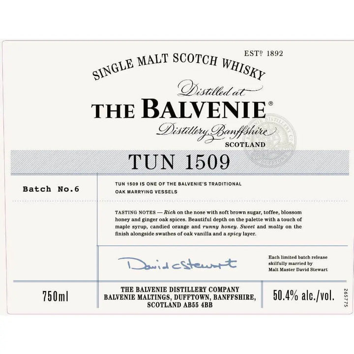 The Balvenie Tun 1509 Batch 6 - Main Street Liquor