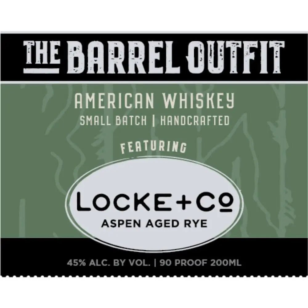 The Barrel Outfit American Whiskey: Locke &amp; Co. Aspen Rye - Main Street Liquor