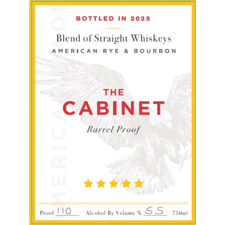 The Cabinet Barrel Proof Blended Whiskey 2023 Edition - Main Street Liquor