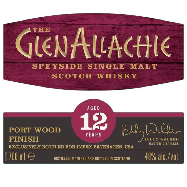 The GlenAllachie Portwood Finish 12 Year Old - Main Street Liquor
