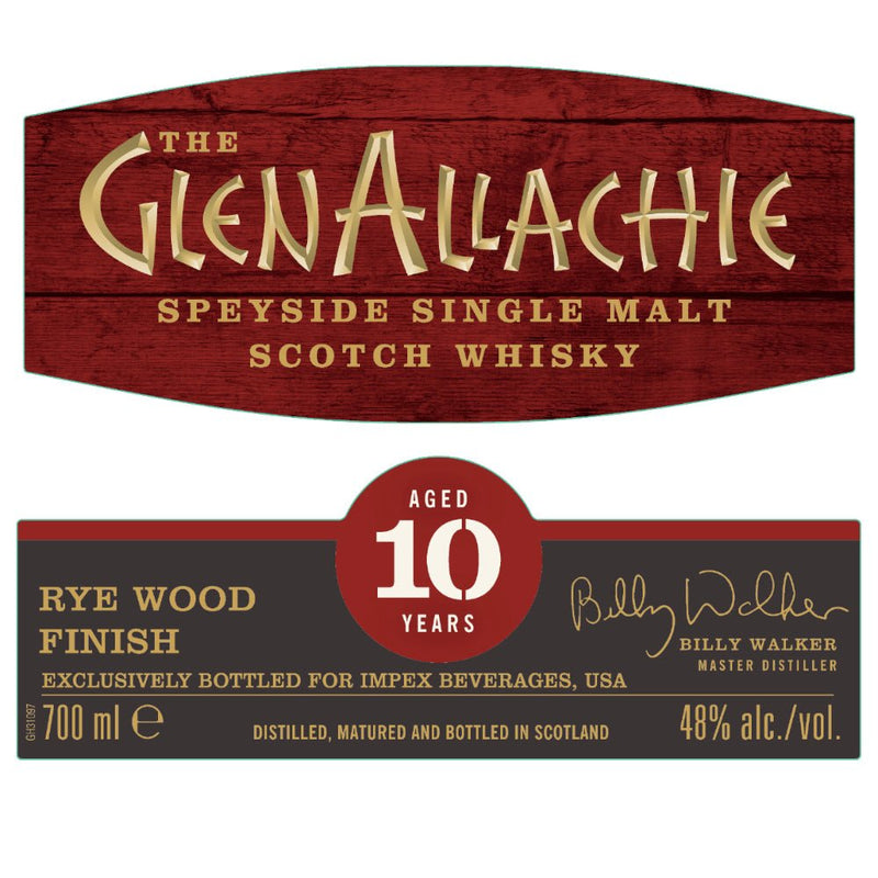 Load image into Gallery viewer, The GlenAllachie Ryewood Finish 10 Year Old - Main Street Liquor
