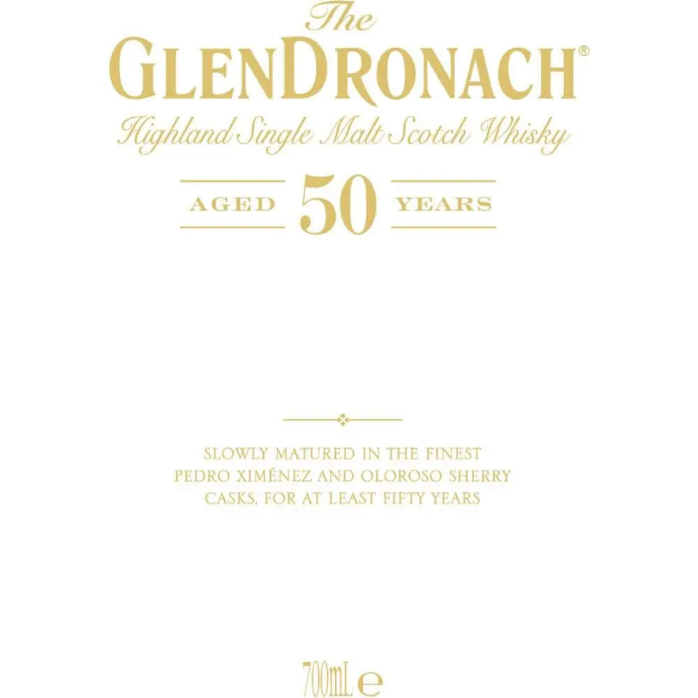 The Glendronach 50 Years Old - Main Street Liquor