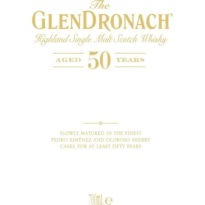 The Glendronach 50 Years Old - Main Street Liquor