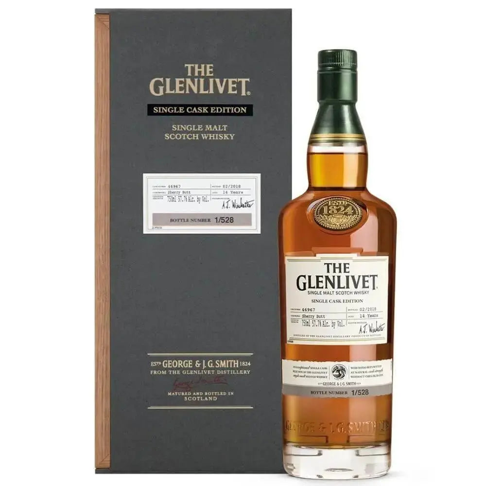 The Glenlivet Single Cask Edition 2nd Fill Sherry Butt 46967 - Main Street Liquor