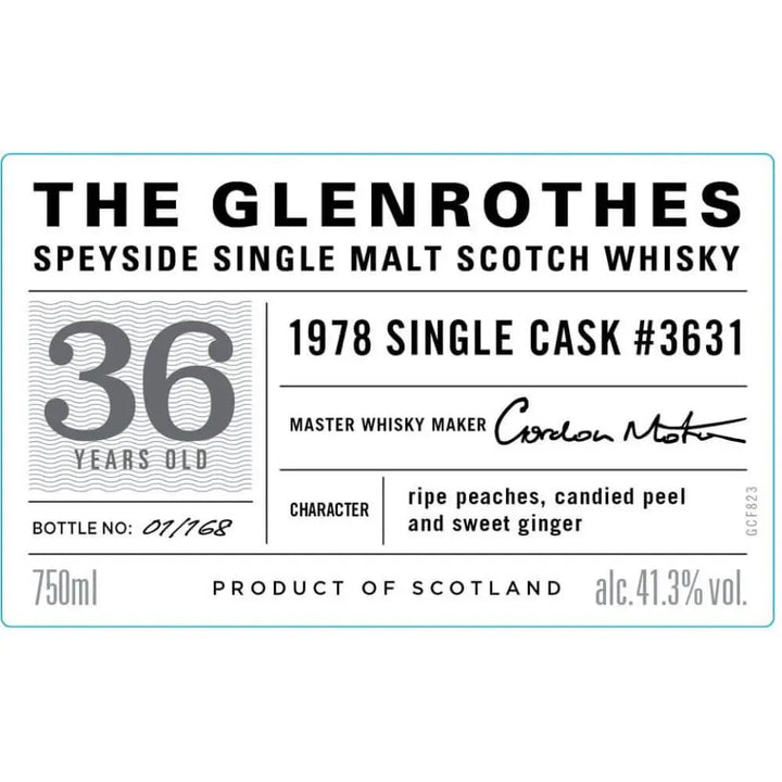 The Glenrothes 1978 Single Cask #3631 - Main Street Liquor