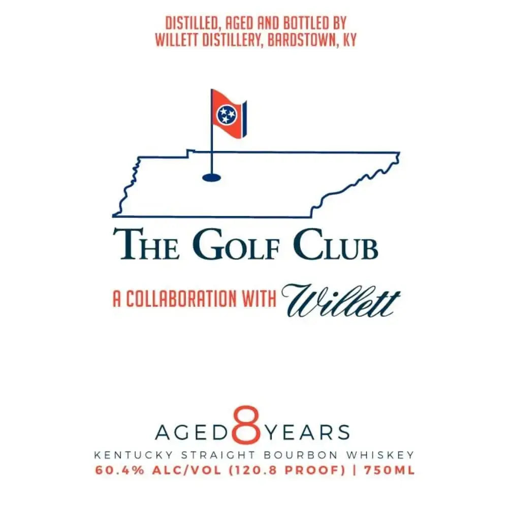 The Golf Club A Collaboration With Willet 8 Year Bourbon - Main Street Liquor