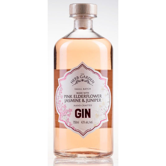 The Herb Garden Pink Elderflower Jasmine & Juniper Gin - Main Street Liquor
