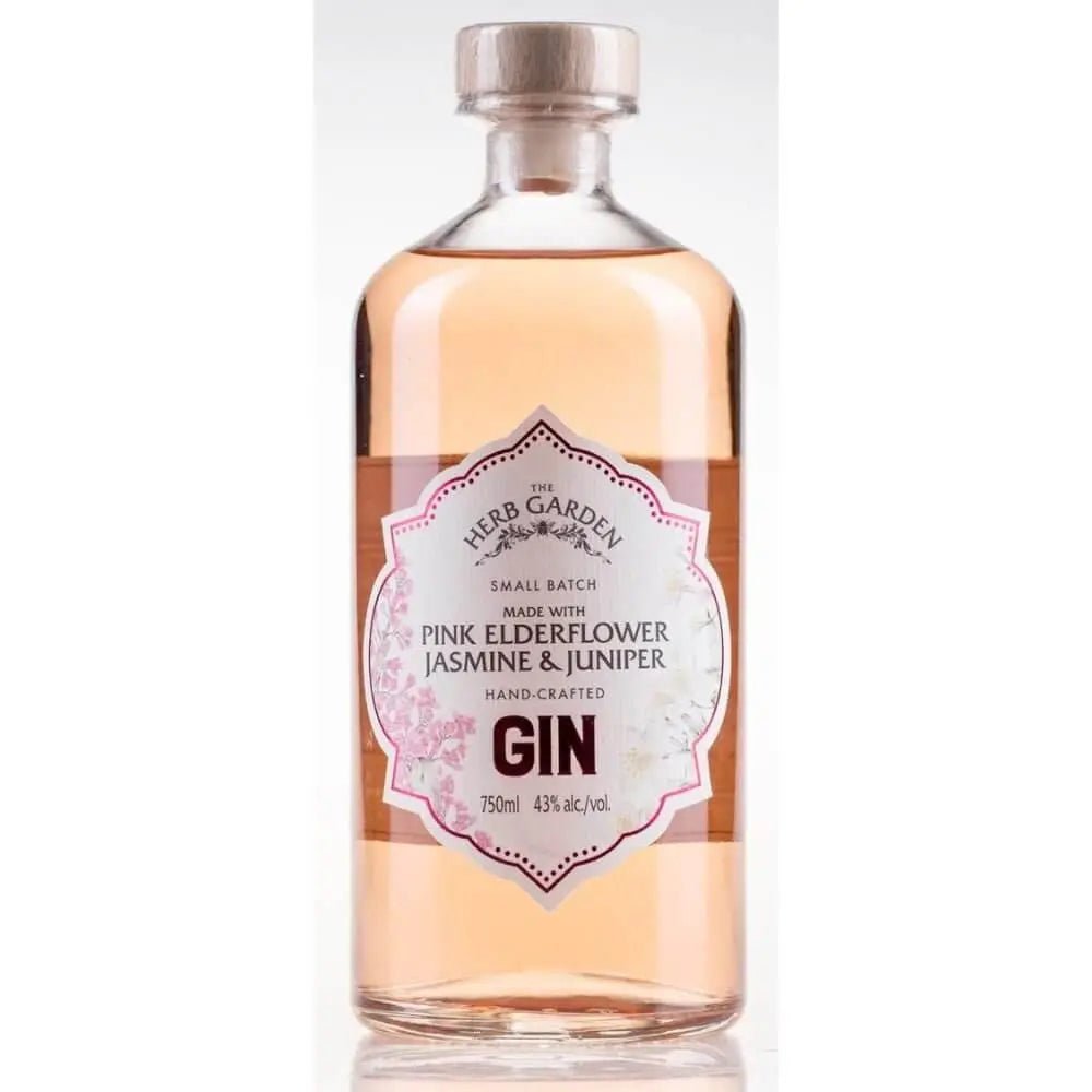 The Herb Garden Pink Elderflower Jasmine &amp; Juniper Gin - Main Street Liquor