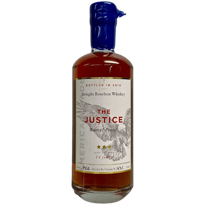 The Justice 14 Year Old Barrel Proof Bourbon - Main Street Liquor