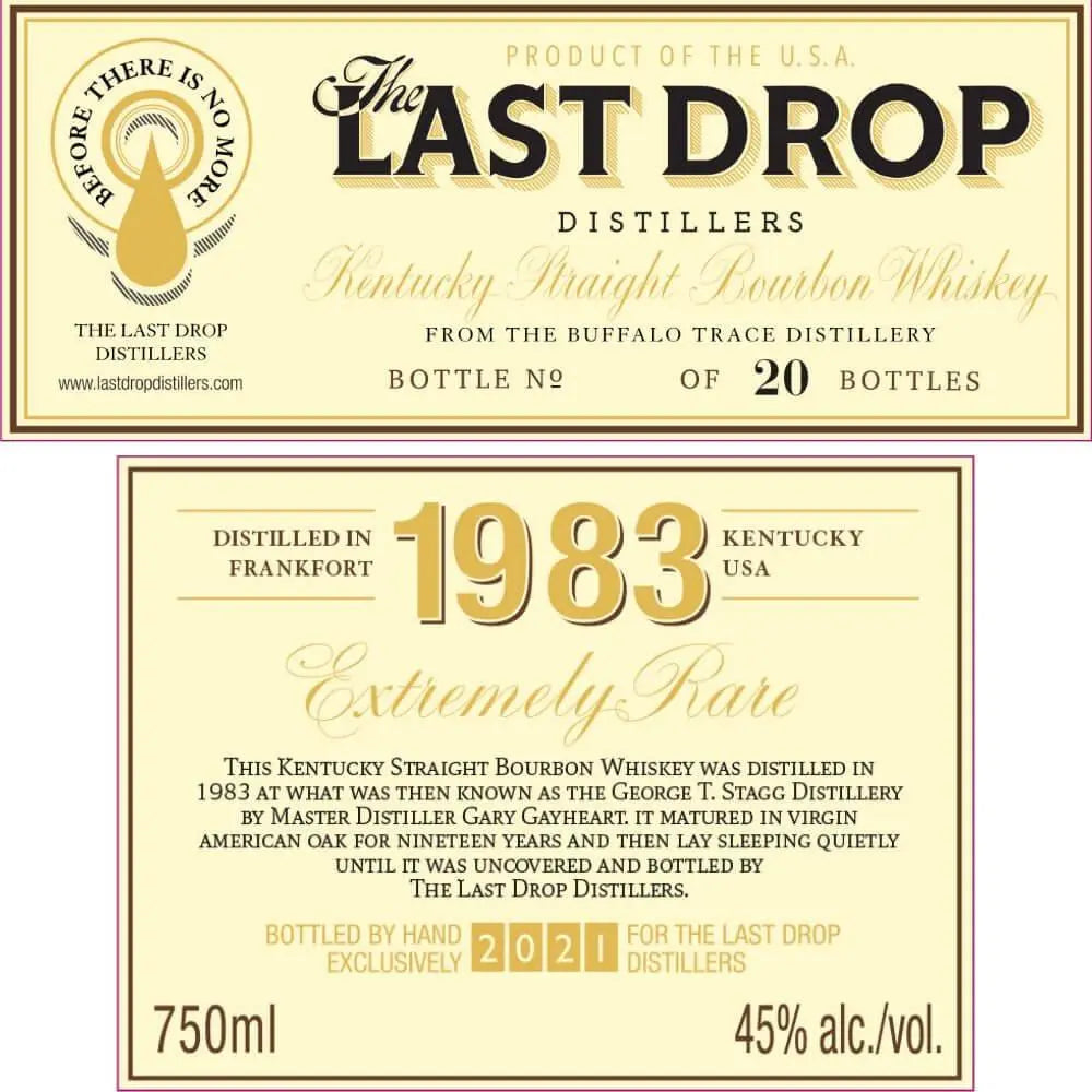 The Last Drop XXIV 1983 Buffalo Trace - Main Street Liquor