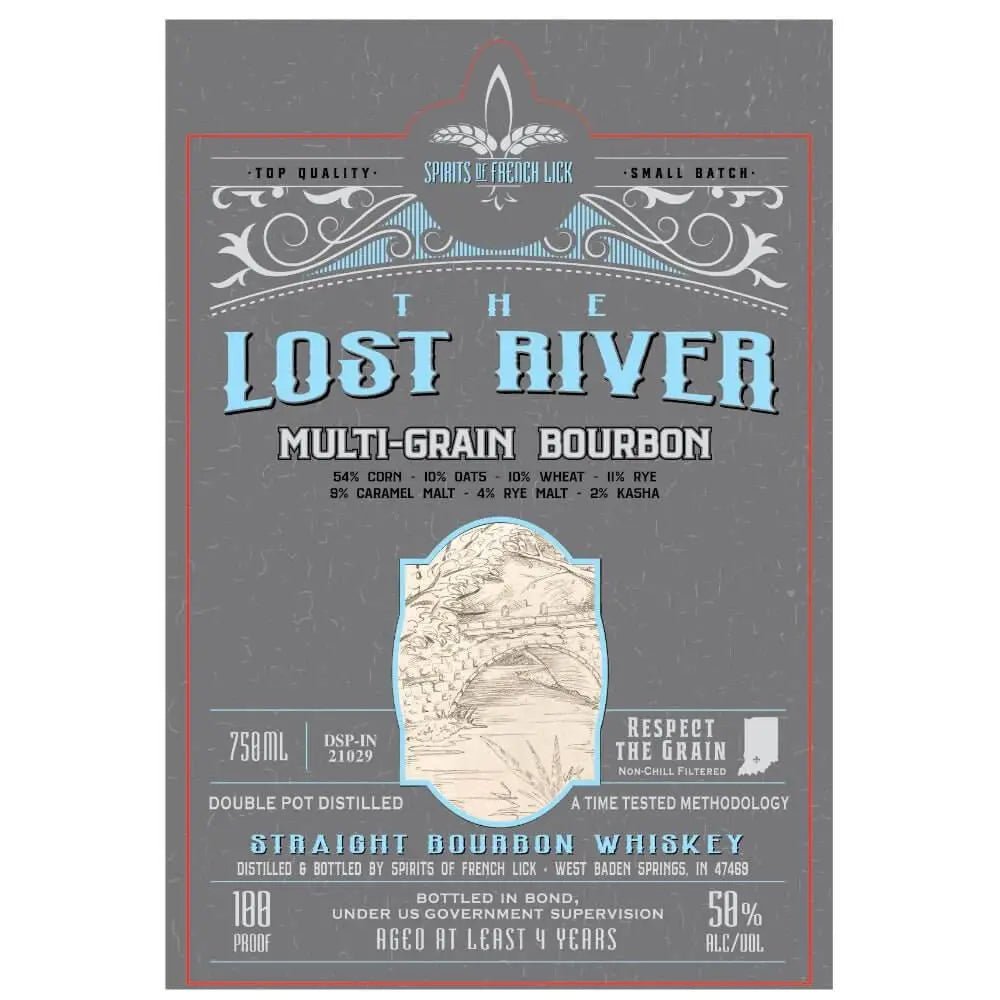 The Lost River Multi - Grain Bottled in Bond Straight Bourbon - Main Street Liquor