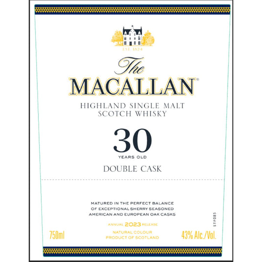 The Macallan 30 Year Old Double Cask 2023 Release - Main Street Liquor