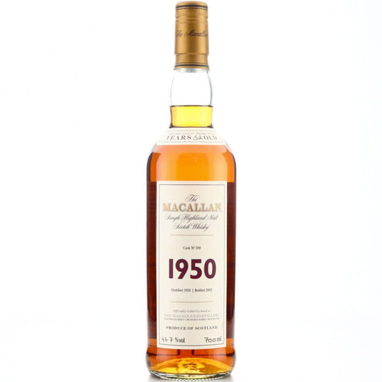 The Macallan Fine and Rare 52 Year Old 1950 - Main Street Liquor