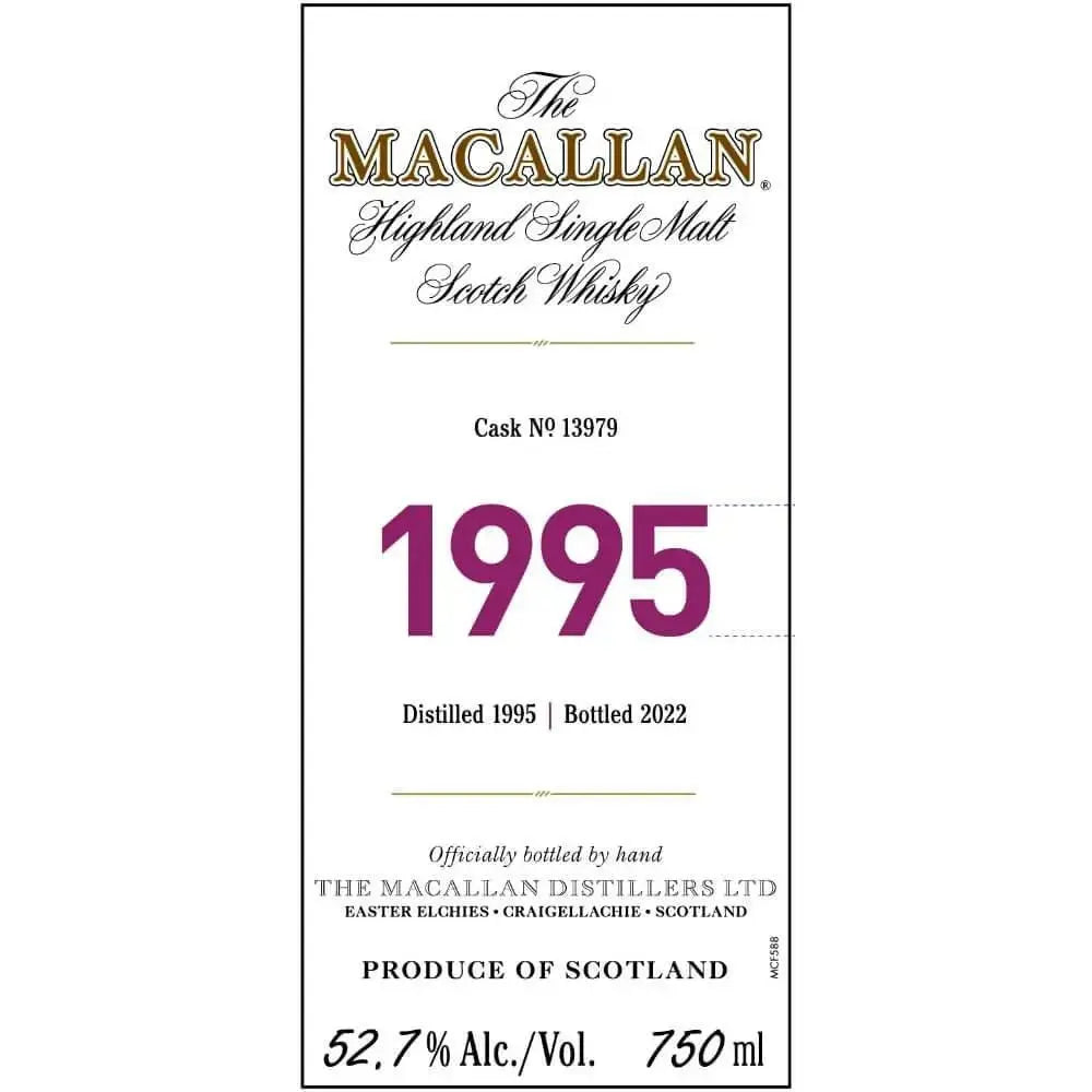 The Macallan Fine &amp; Rare 1995 - Main Street Liquor