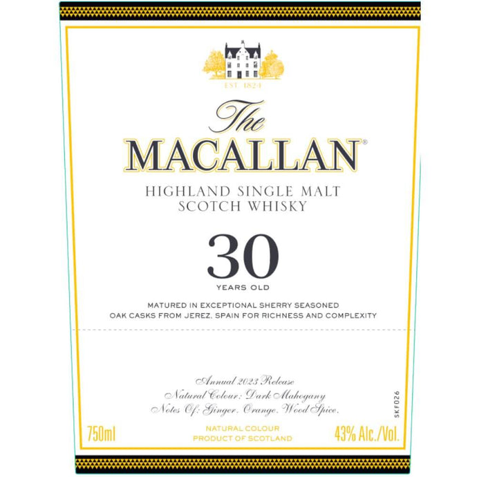 The Macallan Sherry Oak 30 Year Old 2023 Release - Main Street Liquor