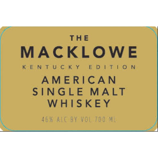 The Macklowe Kentucky Edition American Single Malt Whiskey - Main Street Liquor