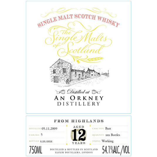 The Single Malts of Scotland An Orkney Distillery 12 Year Old 2009 - Main Street Liquor