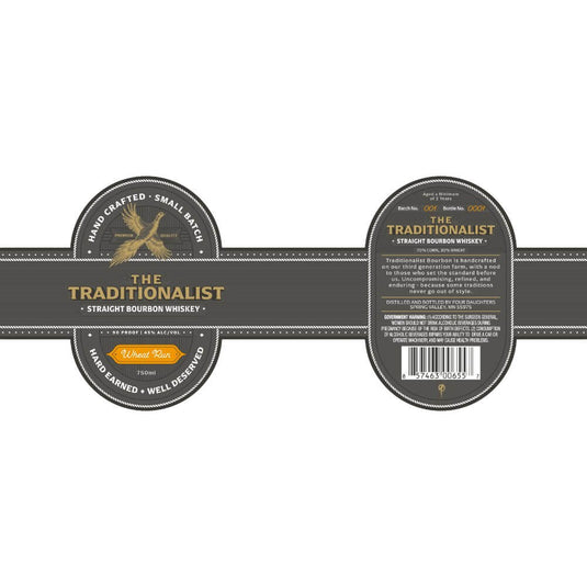 The Traditionalist Wheat Run Straight Bourbon - Main Street Liquor