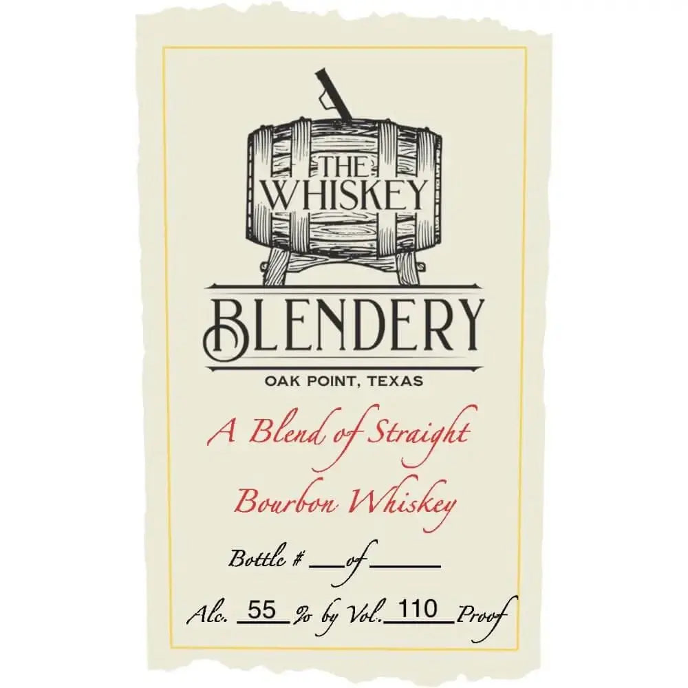The Whiskey Blendery Blend of Straight Bourbons - Main Street Liquor