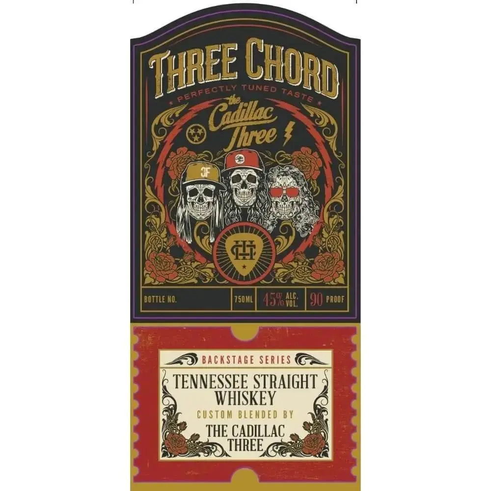 Three Chord The Cadillac Three Tennessee Straight Whiskey - Main Street Liquor