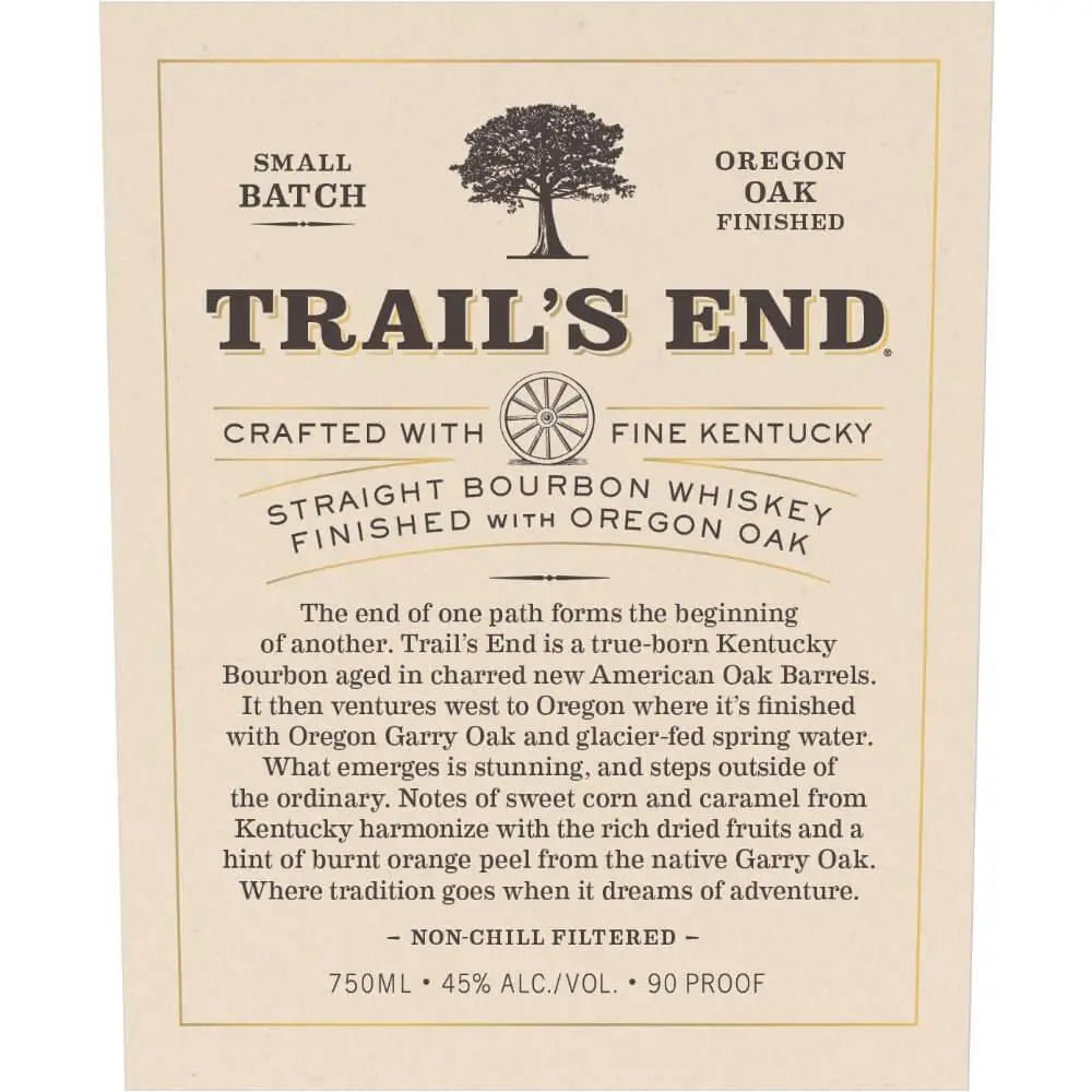 Trail’s End Straight Bourbon Finished With Oregon Oak - Main Street Liquor