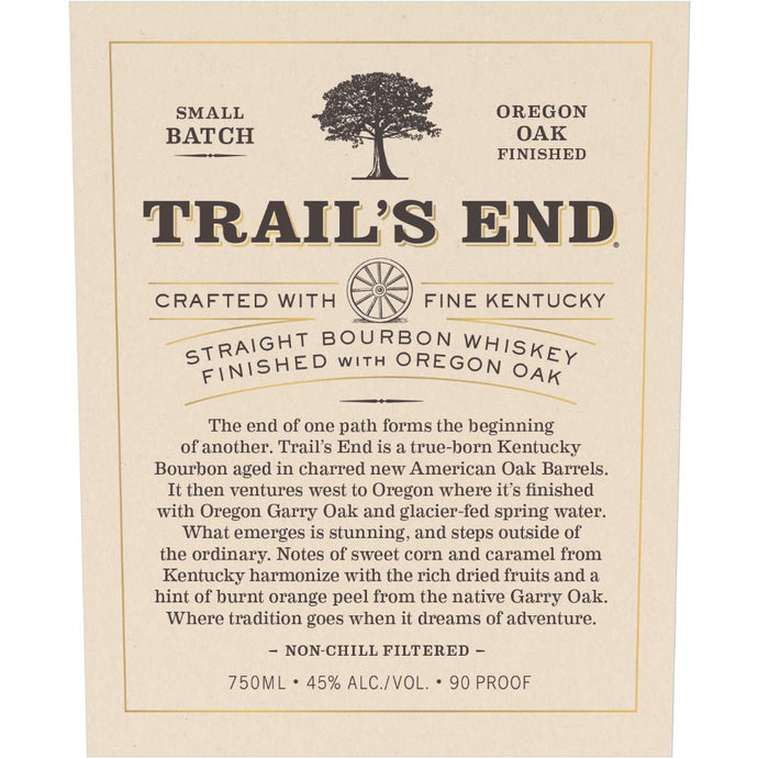 Trail’s End Straight Bourbon Finished With Oregon Oak - Main Street Liquor