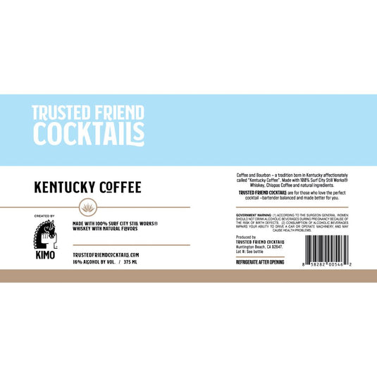 Trusted Friend Cocktails Kentucky Coffee - Main Street Liquor