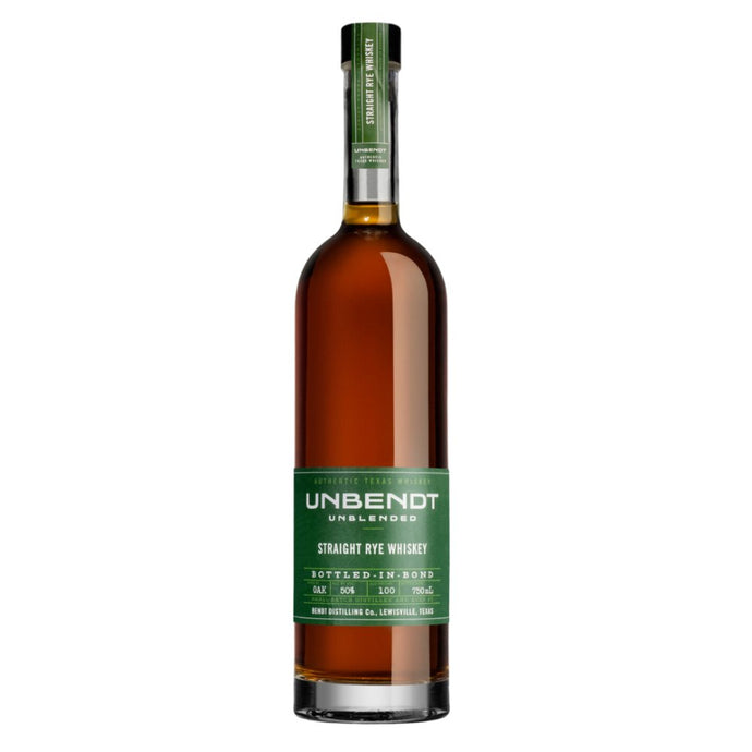 UNBendt Straight Rye Whiskey Bottled-in-Bond - Main Street Liquor