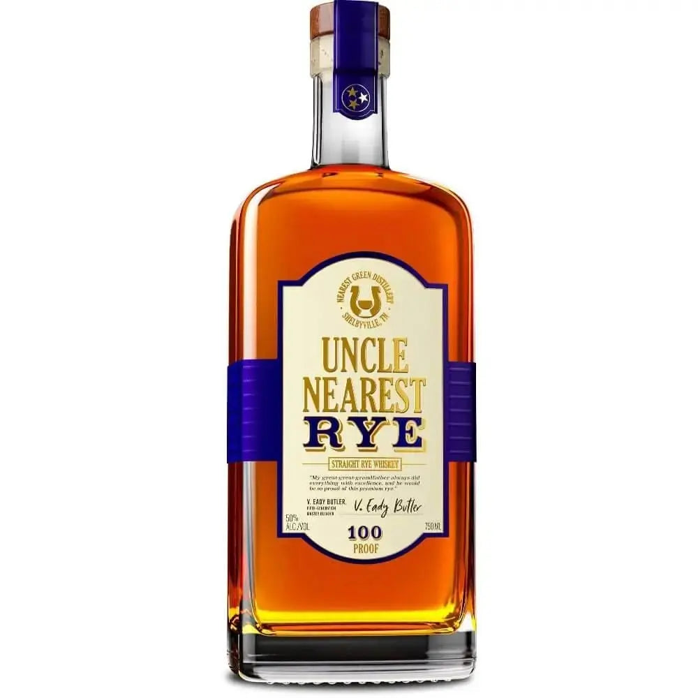 Uncle Nearest Straight Rye 100 Proof - Main Street Liquor
