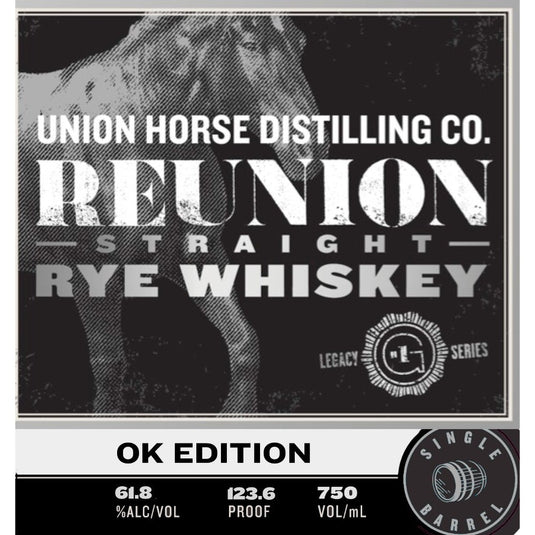 Union Horse Reunion Rye Whiskey OK Edition - Main Street Liquor