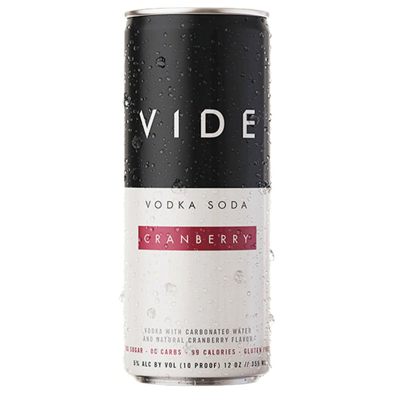 Load image into Gallery viewer, VIDE Cranberry Vodka Soda 4PK - Main Street Liquor
