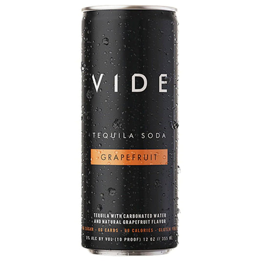 VIDE Grapefruit Tequila Soda 4PK - Main Street Liquor